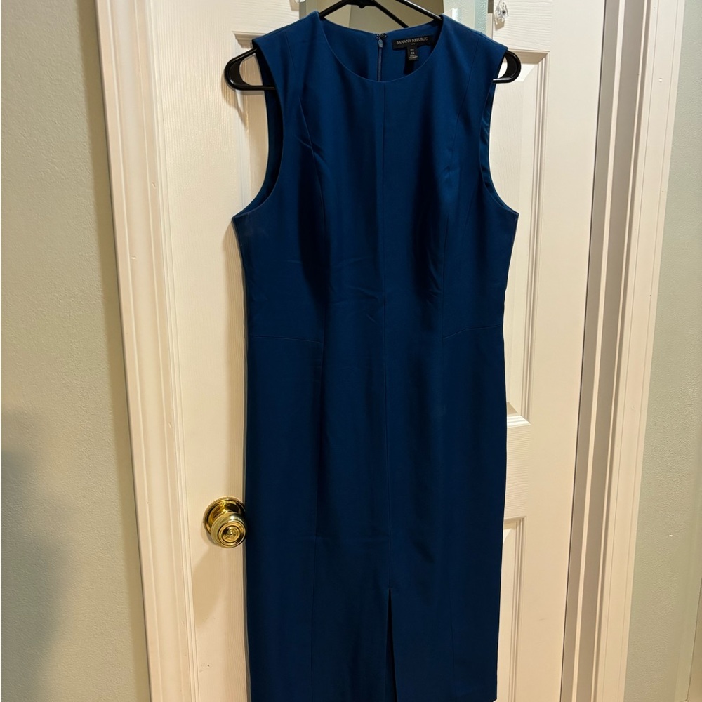 Banana Republic Teal Midi Dress